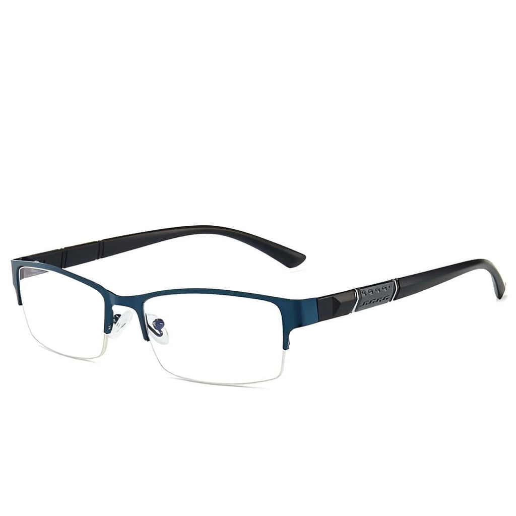 High Quality Half-Frame Diopter Blue Glasses