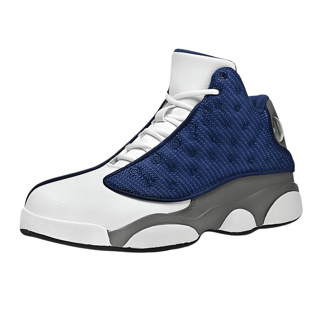 Dominate the court in style with these high top men's blue basketball shoes. Get free shipping and tax covered when you shop at Drestiny. Save up to 50%!