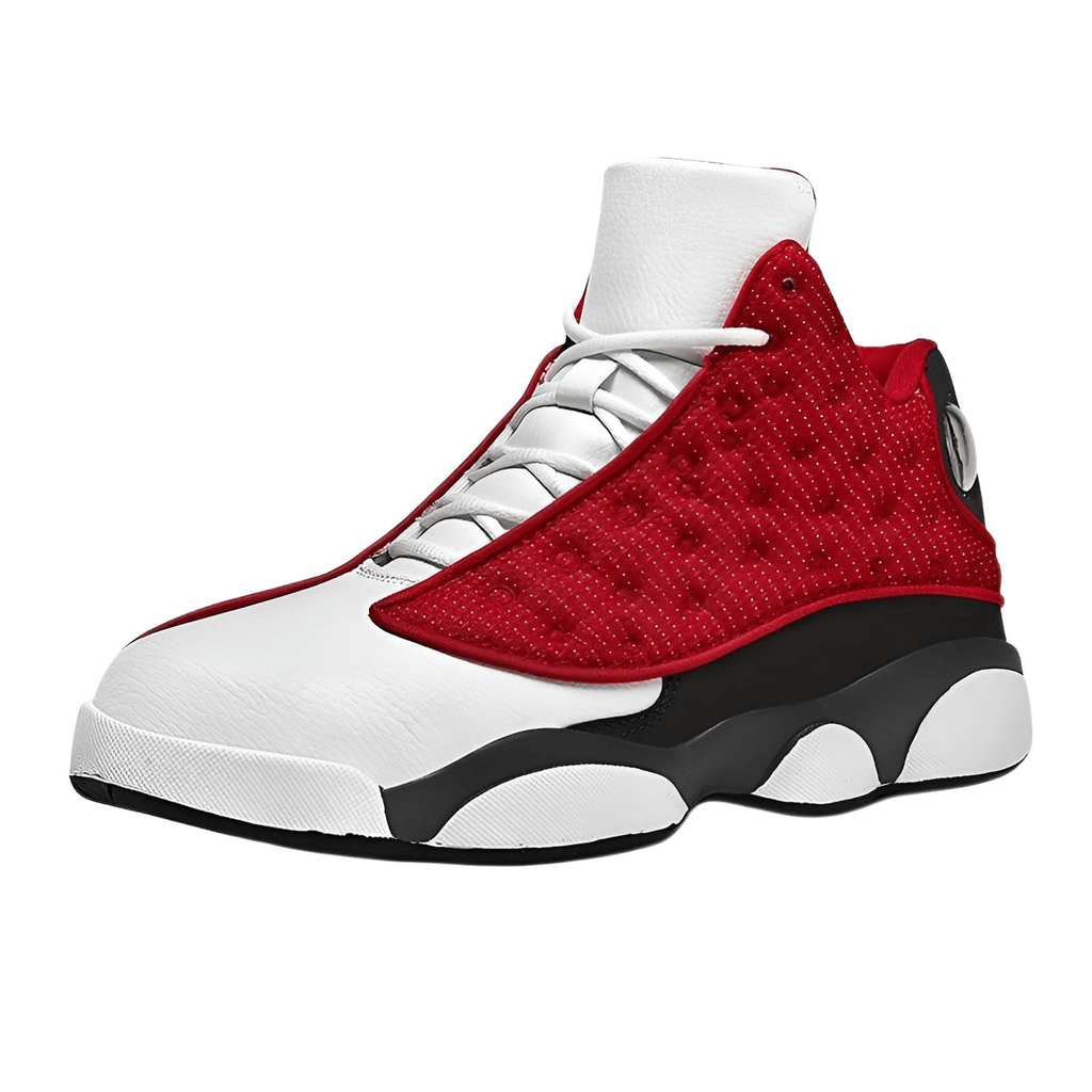 Dominate the court in style with these high top men's red basketball shoes. Get free shipping and tax covered when you shop at Drestiny. Save up to 50%!