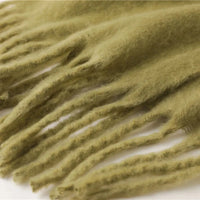 Thumbnail for High Fashion Winter Scarves, Drestiny, Scarves, Women's Accessories, United States, USA, Canada, Australia, New Zealand, United Kingdom, UK, Blue, Light Blue, Black, Golden Yellow, Red, Purple, Green, Olive Green, Cream White, Brown, Blush, Light Grey, Dark Pink, Light Purple, Dark Grey, Cool Blue, Light Yellow, Pink-Grey, Deep Pink-Olive Green, Avocado Green-Brown-Yellow, Dark Blue-Light Blue, Brown-Charcoal, Cream-Camel, Black-Light Grey, Oversized blanket scarf, shopdrestiny.com