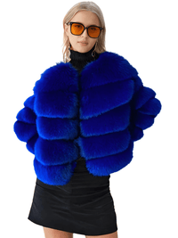 Thumbnail for High Quality Faux Fox Fur Coats For Women - High Winter Fashion! -, Coats , Drestiny , 4XL, Australia, Black, Coats, Dark Camel, Dark Green, Dark Grey, Deep Pink, Khaki, L, Light Blue, M, New Zealand, Olive Green, Pink, Purple, Red, Silver, United Kingdom, United States, White, XL, XXL, XXXL , Drestiny , www.shopdrestiny.com