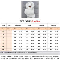 Thumbnail for High Quality Faux Fur Coats Women's Hooded Fur Coat Cropped White Black Faux Fur Coat, Drestiny, Coats, Fur Coats, XS, S, M, L, XL, XXL, XXXL, 3XL, Black, White, Women's hooded fur jacket, Women's faux fur coat with hood, black faux fur coat, Shearling jacket with hood, United States, USA, Canada, Australia, New Zealand, United Kingdom, UK, shopdrestiny.com