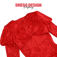 Thumbnail for High Quality Red White Women's Long Sleeve Sexy Lace Draped Mini Dress Gloves Nightclub Party Celebrate Birthday Dress -, Dress , Drestiny , 10, 2, 4, 6, 8, Australia, FR, Gloves, L, Long Sleeves, M, Mini Dresses, New Zealand, Red, S, United Kingdom, United States, White, XS , Drestiny , www.shopdrestiny.com