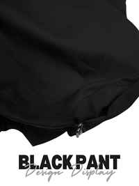 Thumbnail for High Waist Black Wide Leg Arc Ankle Length Pants New Loose Trousers Women Fashion, black high waisted pants for women, Drestiny, black women's pants, Casual Pants, Dress Pants, Women's Dress Pants, United States, Australia, New Zealand, United Kingdom, 
black dress pants for women, Black, M, L, shopdrestiny.com