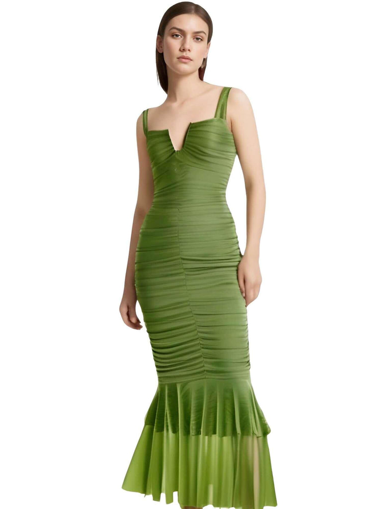 Trendy hollow out backless green maxi dress for women available at Drestiny. Enjoy free shipping and tax covered. Shop Dresses and Save up to 50%!
