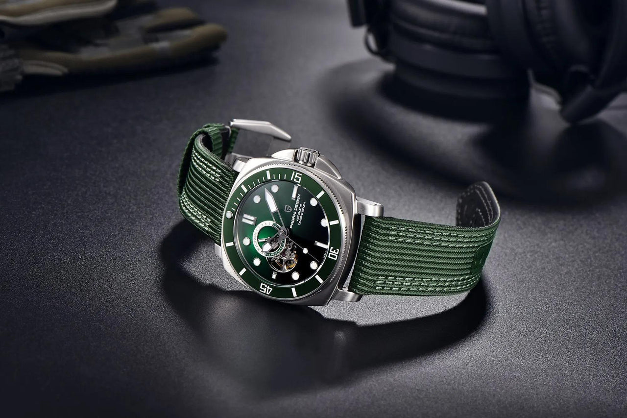 Homage to Panerai Submersible - Men's Sports Mechanical Watch Fashion Sapphire 200M Waterproof Automatic Timecode -, Watches , Drestiny , Black, Blue, FR, Green, Silver, United Kingdom, United States, Watches , Drestiny , www.shopdrestiny.com