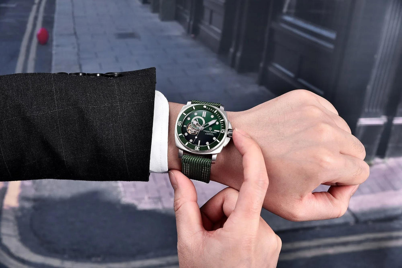 Homage to Panerai Submersible - Men's Sports Mechanical Watch Fashion Sapphire 200M Waterproof Automatic Timecode -, Watches , Drestiny , Black, Blue, FR, Green, Silver, United Kingdom, United States, Watches , Drestiny , www.shopdrestiny.com