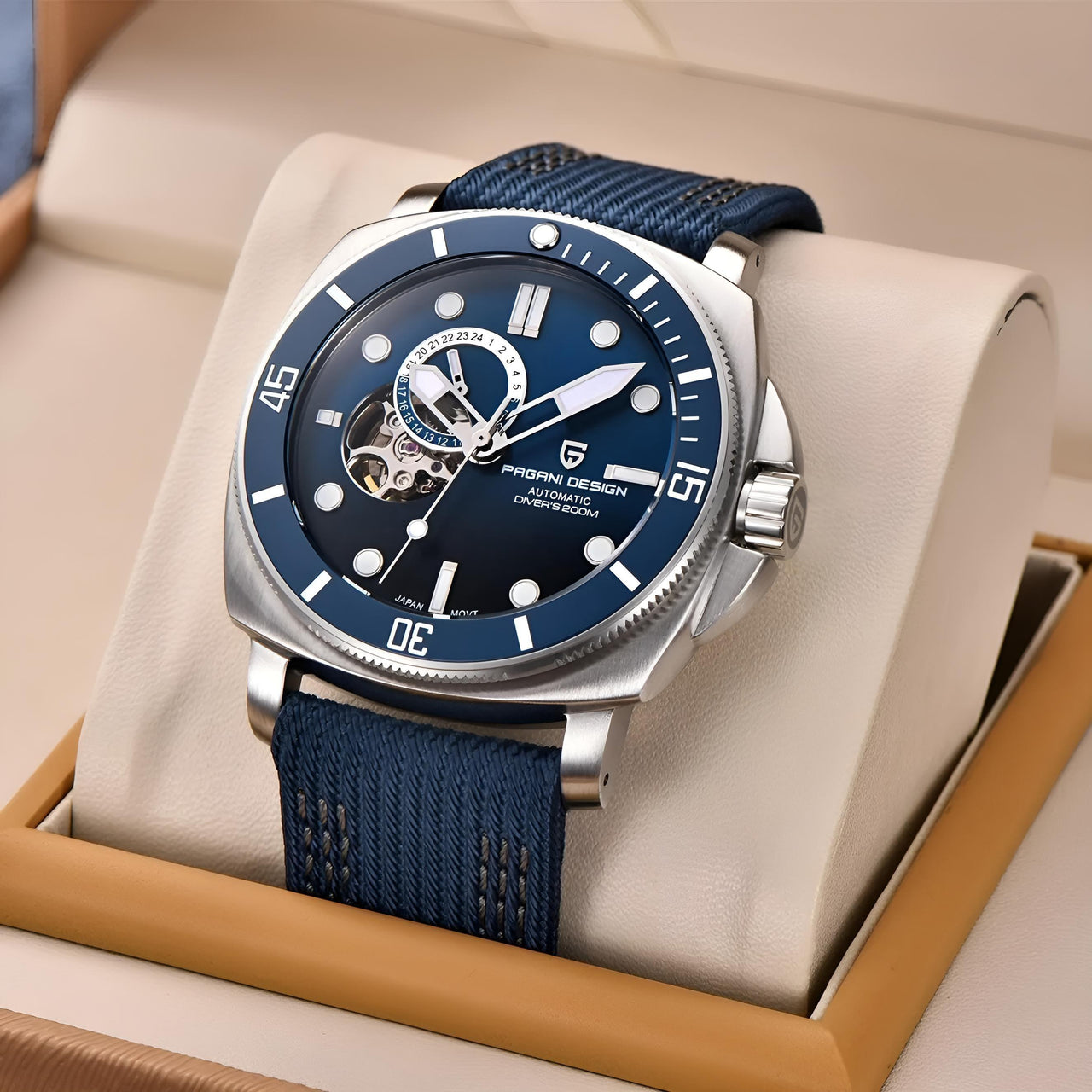 Homage to Panerai Submersible - Men's Sports Mechanical Watch Fashion Sapphire 200M Waterproof Automatic Timecode -, Watches , Drestiny , Black, Blue, FR, Green, Silver, United Kingdom, United States, Watches , Drestiny , www.shopdrestiny.com
