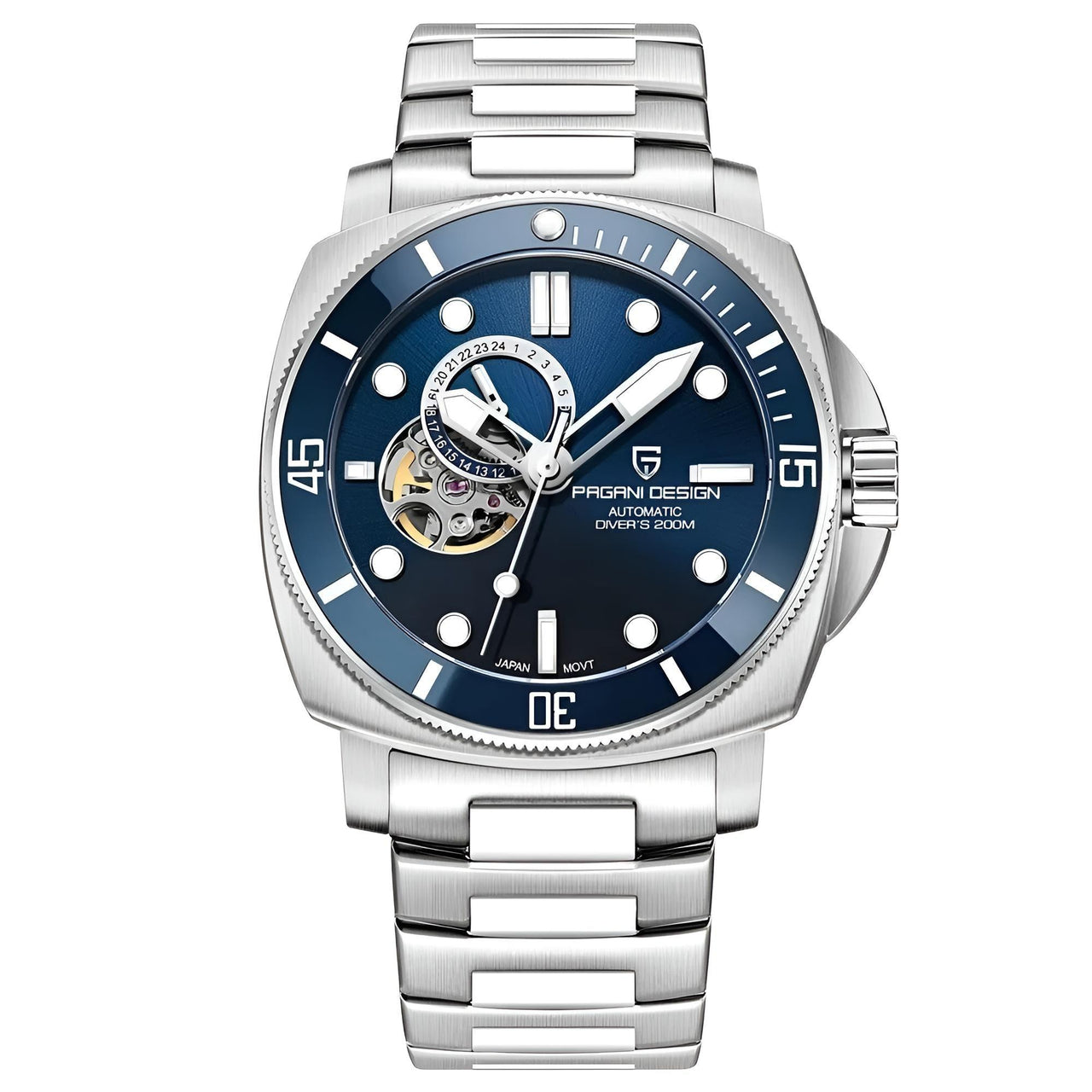 Homage to Panerai Submersible - Men's Sports Mechanical Watch Fashion Sapphire 200M Waterproof Automatic Timecode -, Watches , Drestiny , Black, Blue, FR, Green, Silver, United Kingdom, United States, Watches , Drestiny , www.shopdrestiny.com