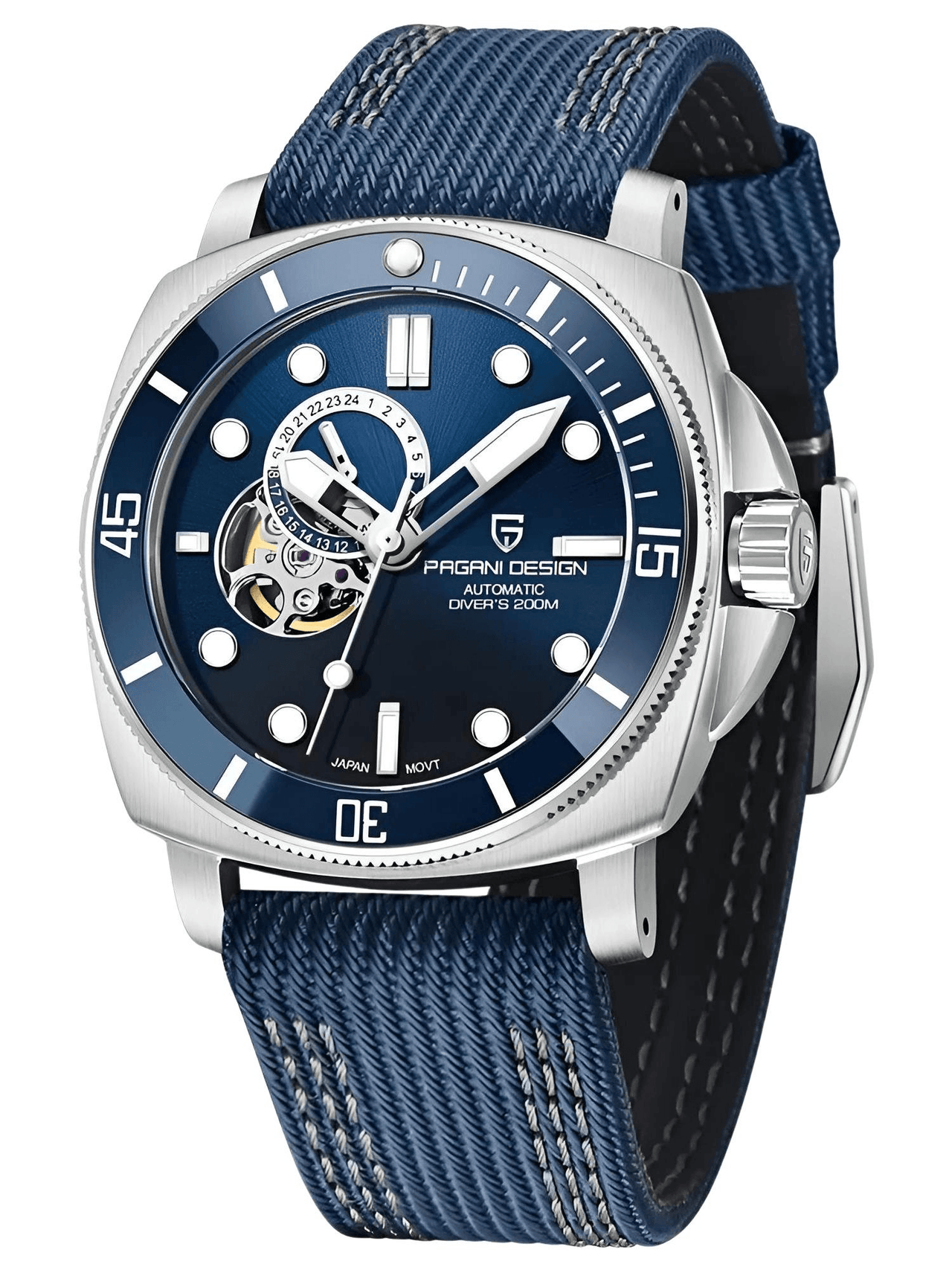 Homage to Panerai Submersible - Men's Sports Mechanical Watch Fashion Sapphire 200M Waterproof Automatic Timecode -, Watches , Drestiny , Black, Blue, FR, Green, Silver, United Kingdom, United States, Watches , Drestiny , www.shopdrestiny.com