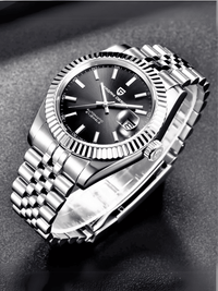 Thumbnail for Homage to Rolex DateJust Men's Luxury Watch Waterproof Mechanical With Sapphire Crystal