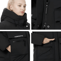 Thumbnail for ICEbear Women's Long Winter Jacket With Big Pockets -, Coats , Drestiny , Australia, Beige, Black, Canada, Coats, Green, Grey, L, Light Brown, M, New Zealand, United Kingdom, United States, XL, XXL, XXXL , Drestiny , www.shopdrestiny.com