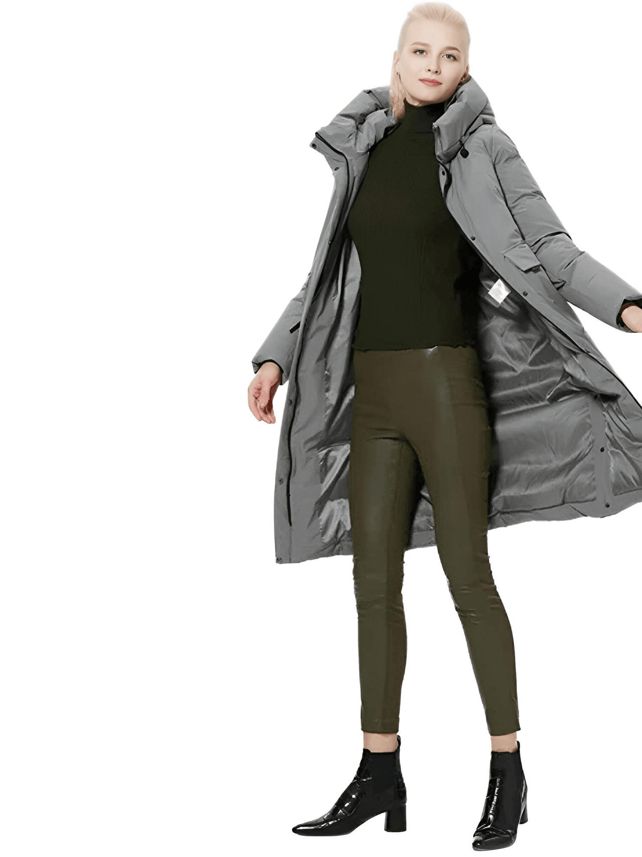 ICEbear Women's Long Winter Jacket With Big Pockets -, Coats , Drestiny , Australia, Beige, Black, Canada, Coats, Green, Grey, L, Light Brown, M, New Zealand, United Kingdom, United States, XL, XXL, XXXL , Drestiny , www.shopdrestiny.com