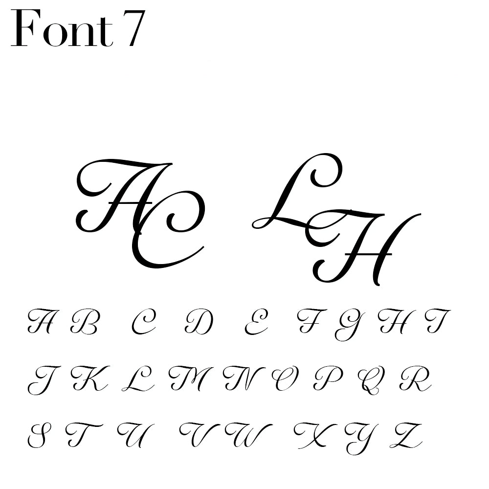 Initial Brooch Pin - Font Seven