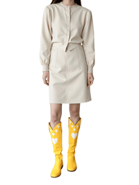 Thumbnail for Knee High Heart Shape Cowboy Boots For Women - In 8 Colors! -, Boots , Drestiny , 10, 10.5, 7.5, 8.5, 9, 9.5, Australia, Beige, Black, Boots, Brown, FR, Pink, Purple, Red, Teal, United Kingdom, United States, White, Yellow , Drestiny , www.shopdrestiny.com