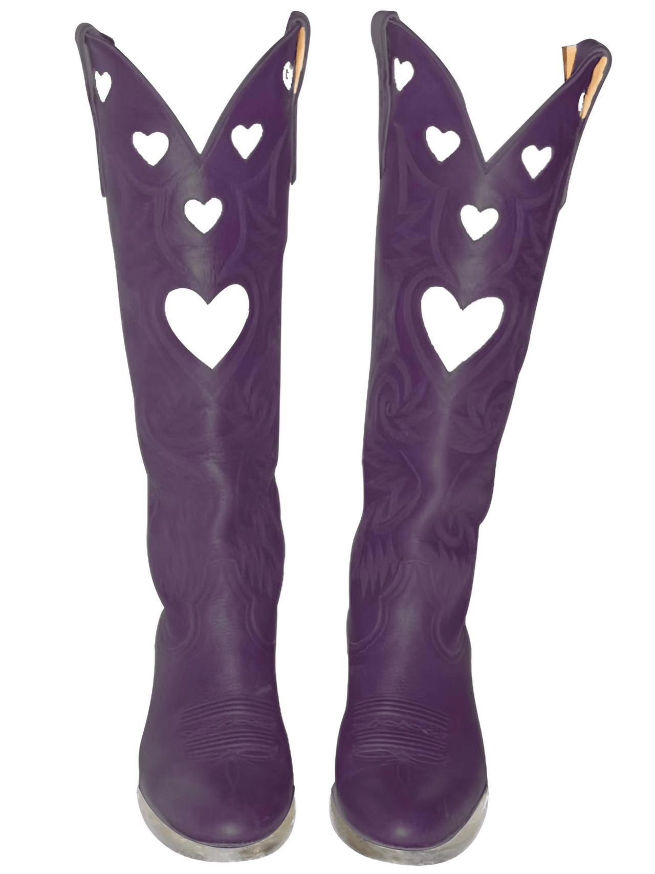 Knee High Heart Shape Cowboy Boots For Women - In 8 Colors! -, Boots , Drestiny , 10, 10.5, 7.5, 8.5, 9, 9.5, Australia, Beige, Black, Boots, Brown, FR, Pink, Purple, Red, Teal, United Kingdom, United States, White, Yellow , Drestiny , www.shopdrestiny.com