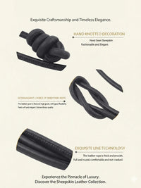 Thumbnail for Knot Waist Rope Genuine Sheepskin Women's Leather Rope Belt