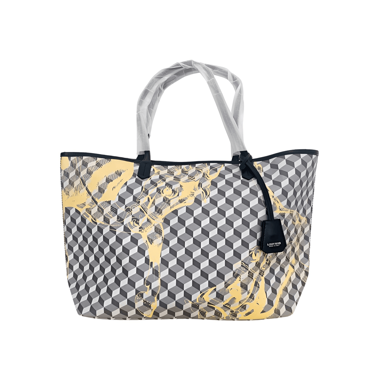LOUP NOIR Italian Leather Tote Bag for Women Famous Brands Bag Casual Totes Large Capacity Noir Shoulder Bags Women's Bags High Quality, Drestiny, Handbags, LOUP NOIR Italian leather tote bag, Italian leather tote bag, Luxury Italian tote bag, Designer leather tote bag, Designer Handbag, Totes, Designer Tote Bags, United States, Australia, New Zealand, United Kingdom, UK, Black, Red, Green, Grey, Gold, LOUP NOIR tote bag, Luxury tote bag UK, LOUP NOIR bag UK, Italian leather tote bag UK, shopdrestiny.com