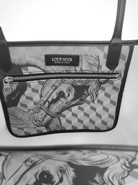Thumbnail for LOUP NOIR Italian Leather Tote Bag for Women Famous Brands Bag Casual Totes Large Capacity Noir Shoulder Bags Women's Bags High Quality, Drestiny, Handbags, LOUP NOIR Italian leather tote bag, Italian leather tote bag, Luxury Italian tote bag, Designer leather tote bag, Designer Handbag, Totes, Designer Tote Bags, United States, Australia, New Zealand, United Kingdom, UK, Black, Red, Green, Grey, Gold, LOUP NOIR tote bag, Luxury tote bag UK, LOUP NOIR bag UK, Italian leather tote bag UK, shopdrestiny.com