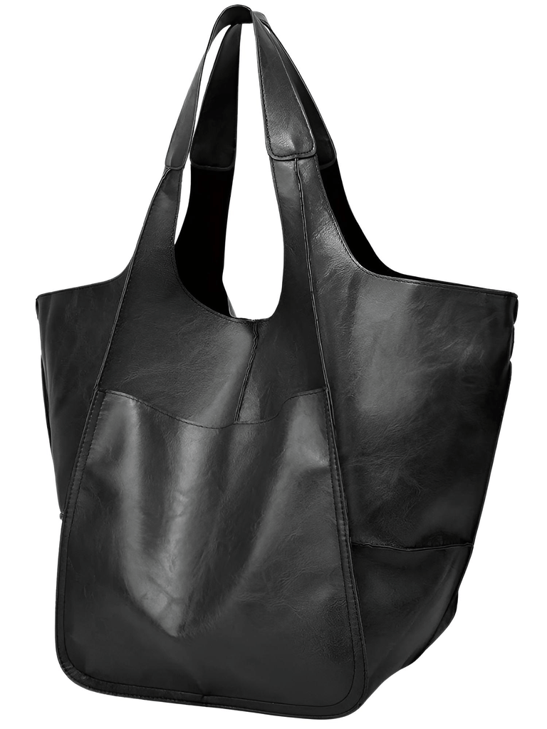 Don't miss out on the trendy Large Black Leather Tote Bag at Drestiny - enjoy free shipping & tax covered! Seen on FOX/NBC/CBS. Save up to 50%!