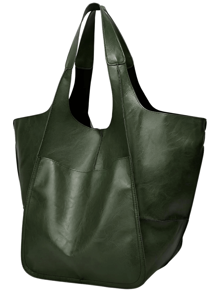 Don't miss out on the trendy Large Green Leather Tote Bag at Drestiny - enjoy free shipping & tax covered! Seen on FOX/NBC/CBS. Save up to 50%!