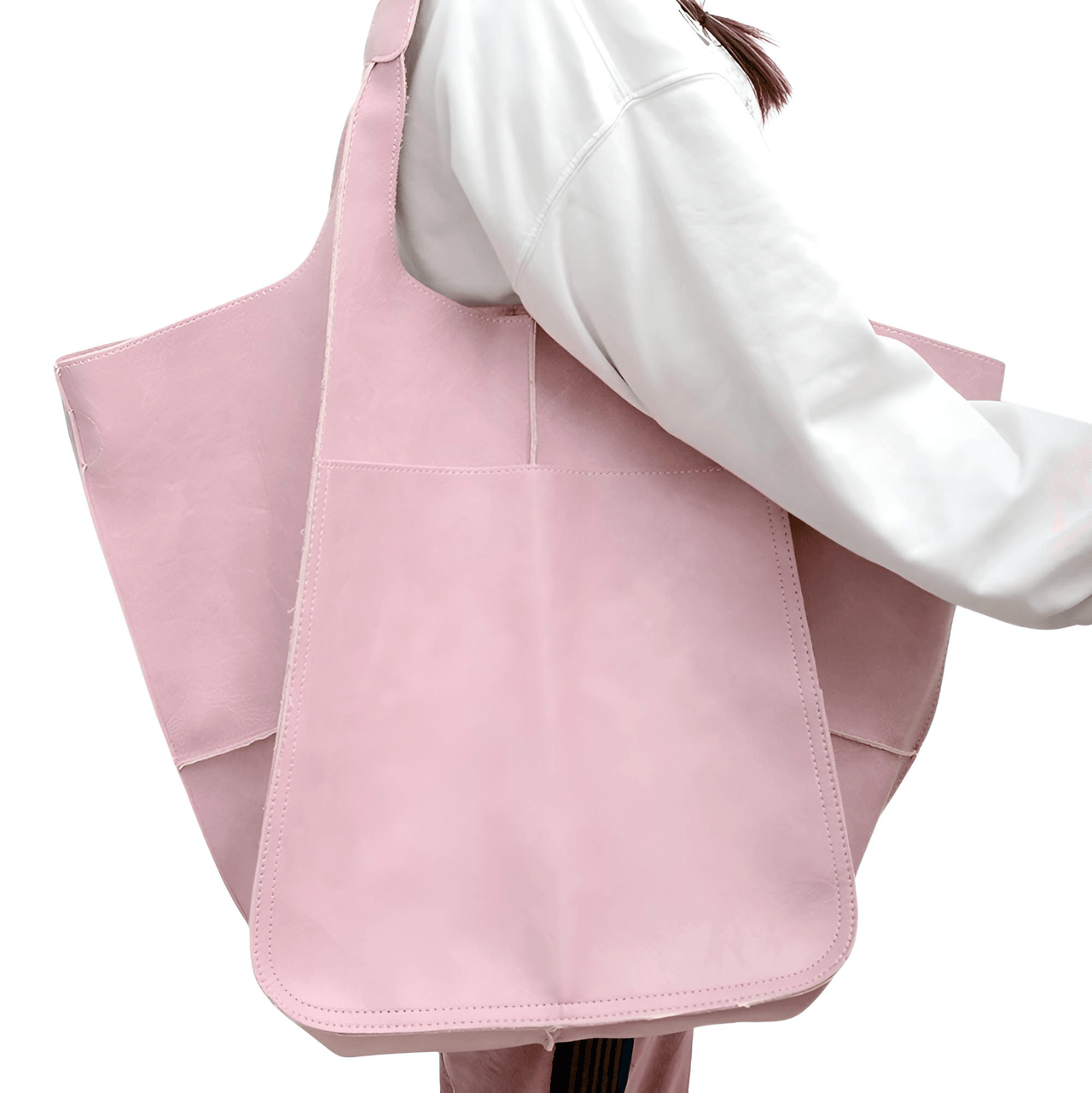 Large Leather Tote Bag -, Tote Bag , Drestiny , Australia, Black, Brown, Coffee, Green, Handbags, New Zealand, Purses, Totes, United Kingdom, United States, Yellow , Blue, Dark Blue, Grey, Pink, Red, Drestiny , www.shopdrestiny.com