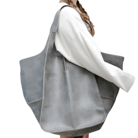 Thumbnail for Large Leather Tote Bag -, Tote Bag , Drestiny , Australia, Black, Brown, Coffee, Green, Handbags, New Zealand, Purses, Totes, United Kingdom, United States, Yellow , Blue, Dark Blue, Grey, Pink, Red, Drestiny , www.shopdrestiny.com