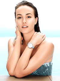 Thumbnail for Leather Strap Buckle Women's Watch 38 MM -, Watches , Drestiny , Australia, Canada, Coral, Gender_Women, Light Blue, New Zealand, United Kingdom, United States, Watches , Drestiny , www.shopdrestiny.com
