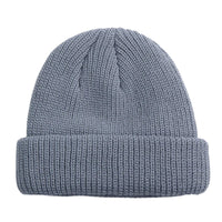 Thumbnail for Fisherman Beanie Hat Unisex Docker Cap Beanie Ribbed Knitted Hats For Men Women Short Winter Hat