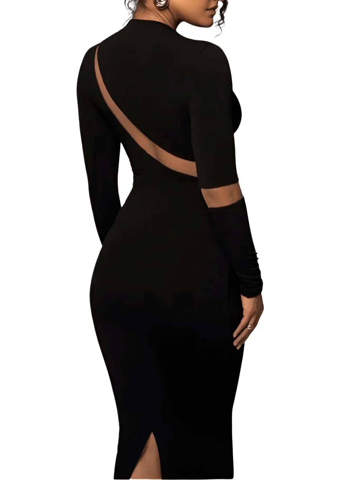 Long-Sleeve Bodycon Maxi Dress For Women