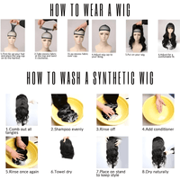 Thumbnail for Long Body Wave Ombre Black Pink Wig Heat-Resistant Synthetic Wigs Middle Part Natural Lolita Wigs For Women, Drestiny, Wigs, United States, Canada, Australia, New Zealand, United Kingdom, Pink, Black, 28