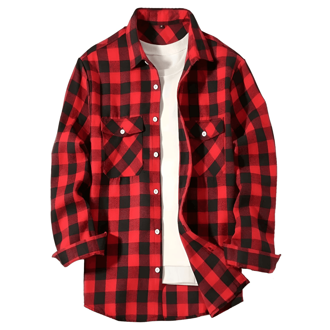 Men's Long Sleeve Plaid Checkered Shirt -, Flannel Shirt , Drestiny , Australia, Black, Blue, Canada, Casual Shirts, Green, L, Long Sleeves, M, New Zealand, Purple, Red, S, United Kingdom, United States, White, XL, XXL, XXXL, Yellow , Drestiny , www.shopdrestiny.com