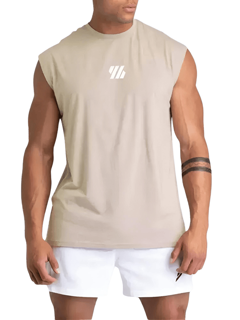 Looking for a trendy and comfortable sleeveless khaki sports tank top? Look no further! Shop at Drestiny today to enjoy up to 50% off, free shipping, and we'll take care of the tax for you!