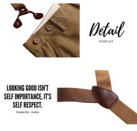Thumbnail for Loose Straight Leg Pants For Men With Suspenders -, Pants , Drestiny , 29, 30, 31, 32, 33, 34, 36, 38, Australia, Black, Canada, Casual Pants, Dress Pants, Khaki, New Zealand, Overalls, United Kingdom, United States , Drestiny , www.shopdrestiny.com