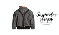 Thumbnail for Loose Straight Leg Pants For Men With Suspenders -, Pants , Drestiny , 29, 30, 31, 32, 33, 34, 36, 38, Australia, Black, Canada, Casual Pants, Dress Pants, Khaki, New Zealand, Overalls, United Kingdom, United States , Drestiny , www.shopdrestiny.com