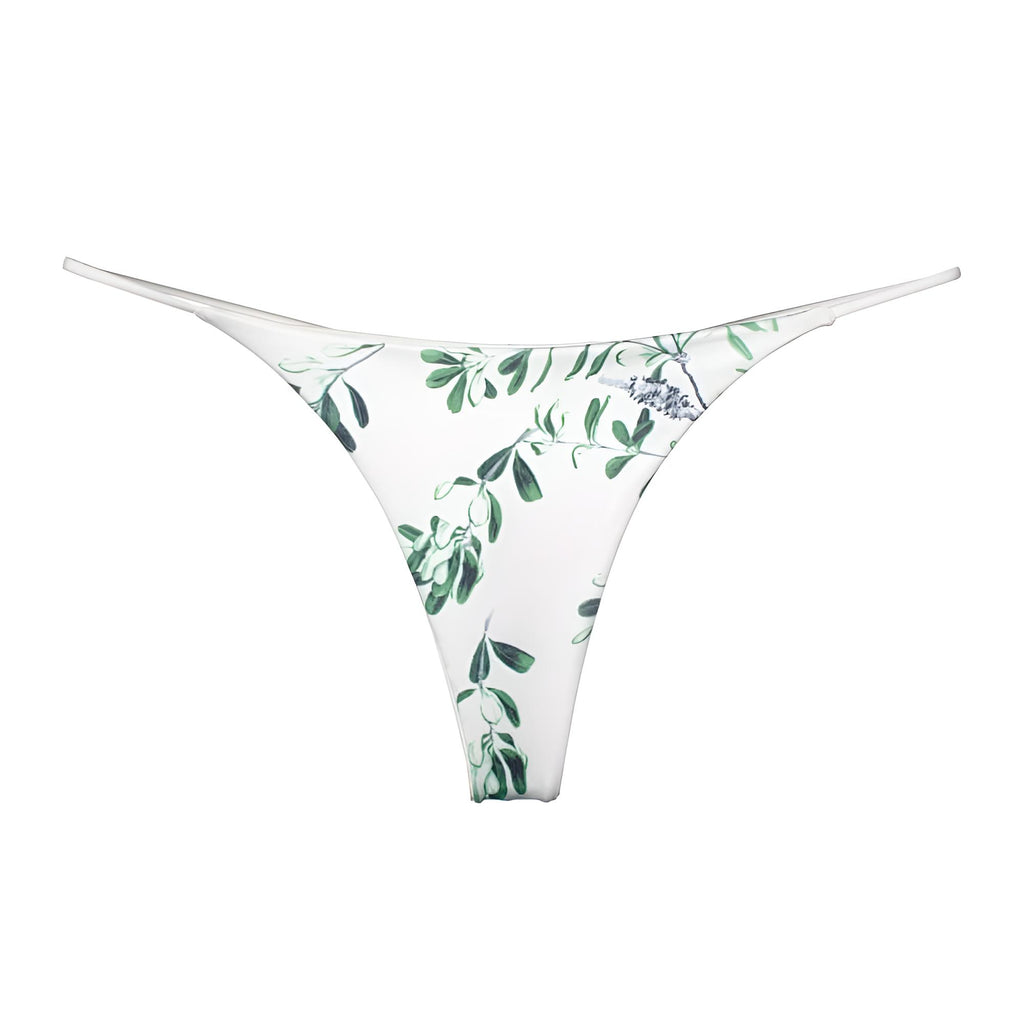 Floral Low-Waist G-String Panties