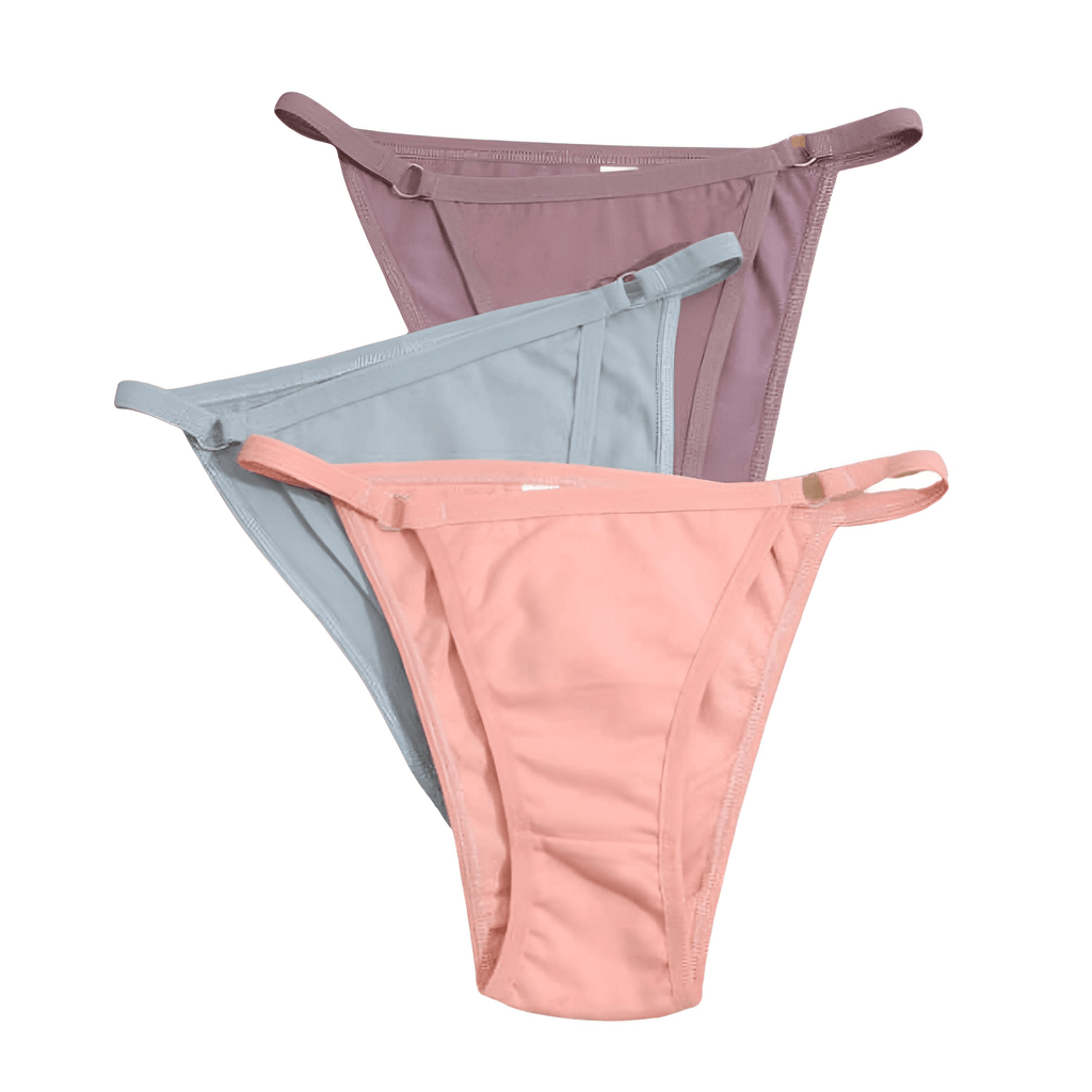 Low Waist Underwear - Women's Cotton 3Pcs/Set