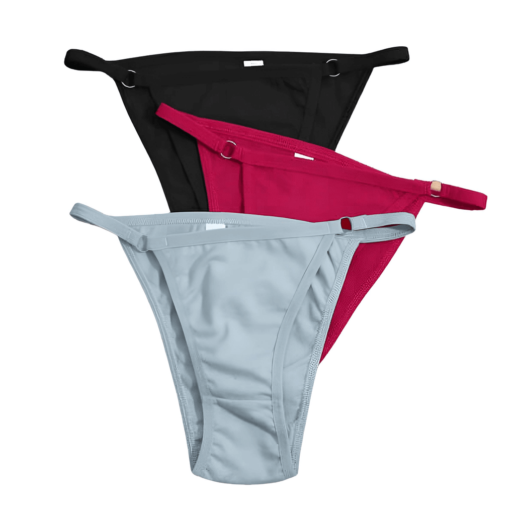 Low Waist Underwear - Women's Cotton 3Pcs/Set