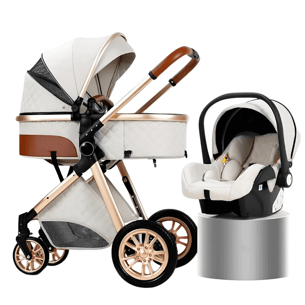 White Luxury Baby Strollers High Landscape
