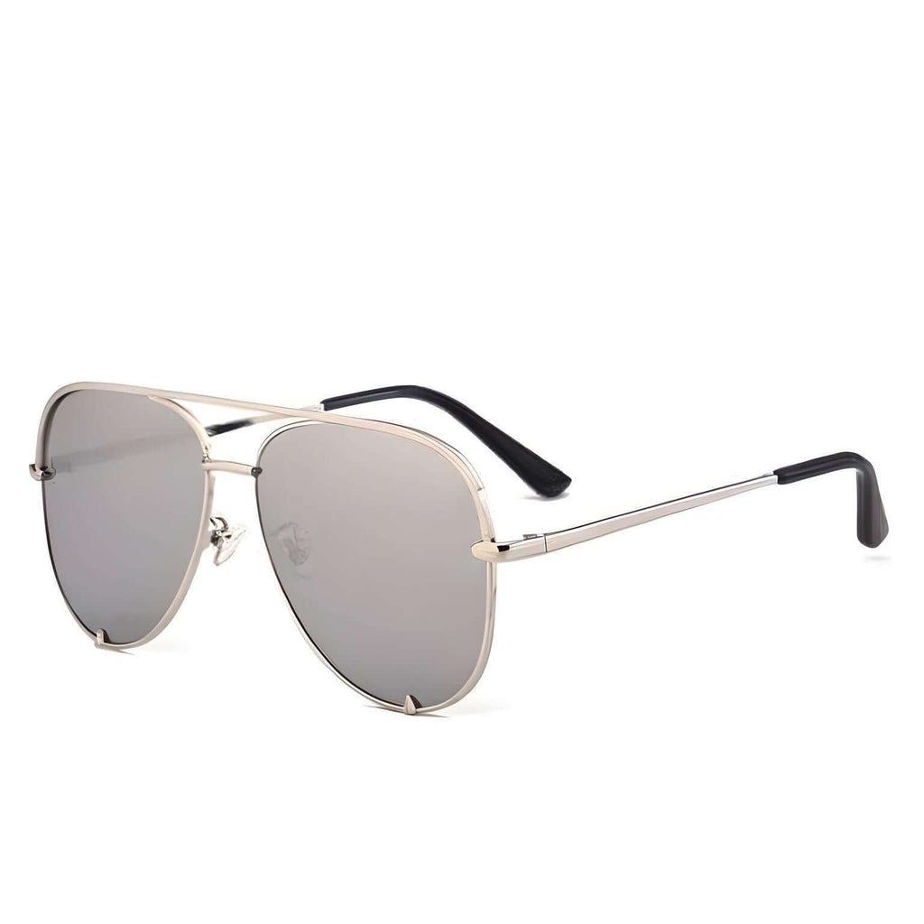 Drestiny-Luxury Silver Sunglasses For Women