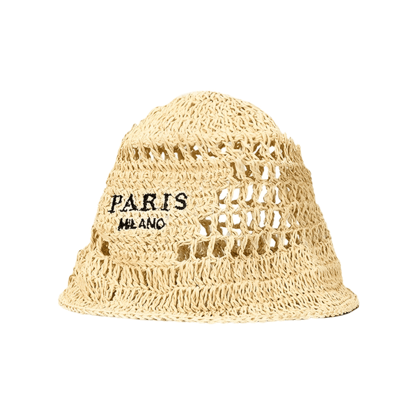 Luxury Wide Brim Paris Bucket Hat For Women