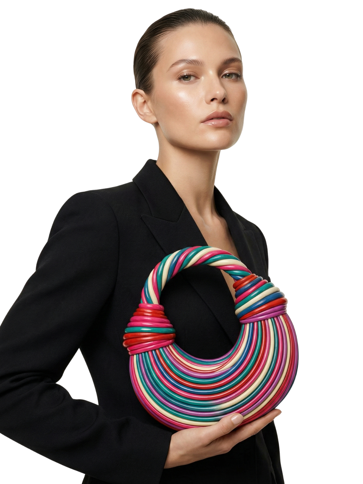 Luxury Evening Purses For Women Golden Noodle Knot Design Dinner Party Clutch Bag Luxury