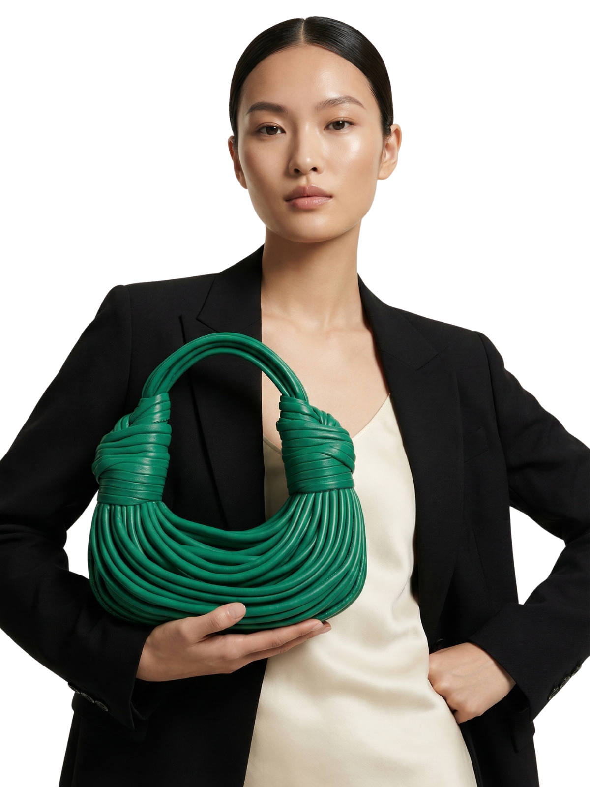 Luxury Evening Purses For Women Golden Noodle Knot Design Dinner Party Clutch Bag Luxury