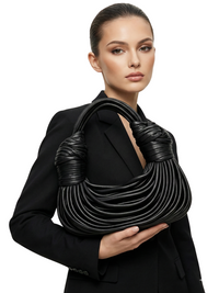 Thumbnail for Luxury Evening Purses For Women Golden Noodle Knot Design Dinner Party Clutch Bag Luxury