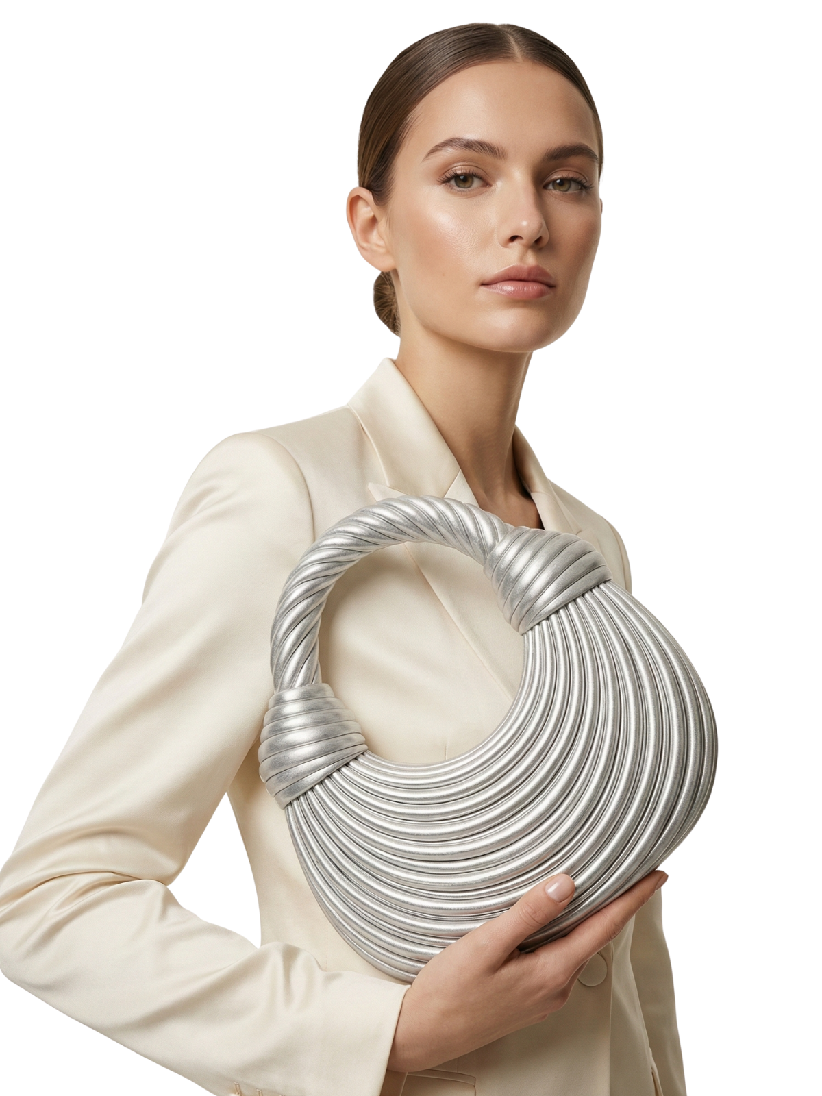 Luxury Evening Purses For Women Golden Noodle Knot Design Dinner Party Clutch Bag Luxury