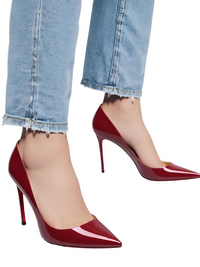 Thumbnail for Luxury Red Bottom Pumps -, Shoes , Drestiny , 10, 10.5, 5, 6, 6.5, 7.5, 8.5, 9, 9.5, Australia, Black, Canada, Dark Red, Heels, High Heels, New Zealand, Pumps, Silver, Stilettos, United Kingdom, United States, White, Wine Red , Drestiny , www.shopdrestiny.com