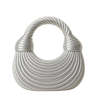 Thumbnail for Luxury Evening Purses For Women Golden Noodle Knot Design Dinner Party Clutch Bag Luxury