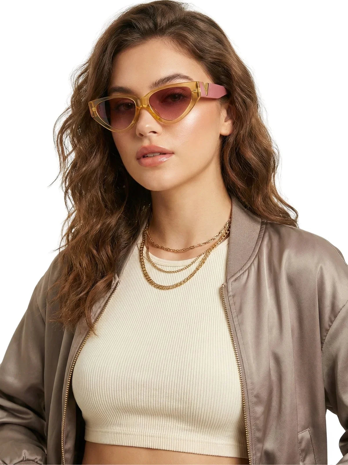 Luxury Vintage Cat Eye Sunglasses Women