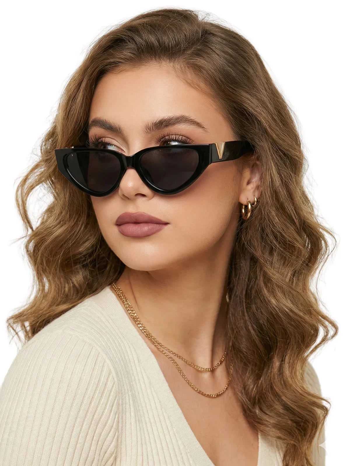 Luxury Vintage Cat Eye Sunglasses Women