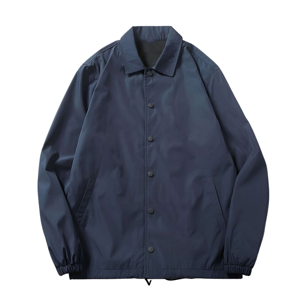 Oversized Streetwear Dark Blue Jacket For Men and Women